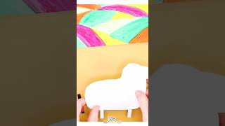 Abstract Sheep Art Pin