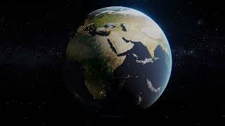 4K Beautiful Space Background of the Earth Rotation🌌🌍