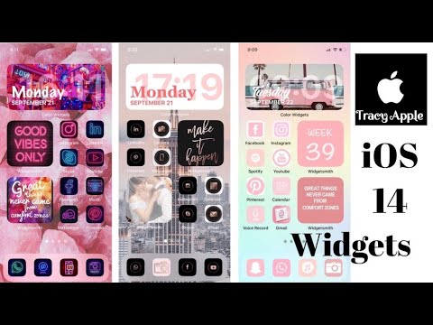 How to customize your iOS 14 home screen widgets #aesthetic - YouTube