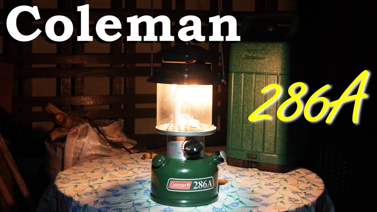 The Beauty of COLEMAN Lantern 286a  Unboxing Camping Lantern 