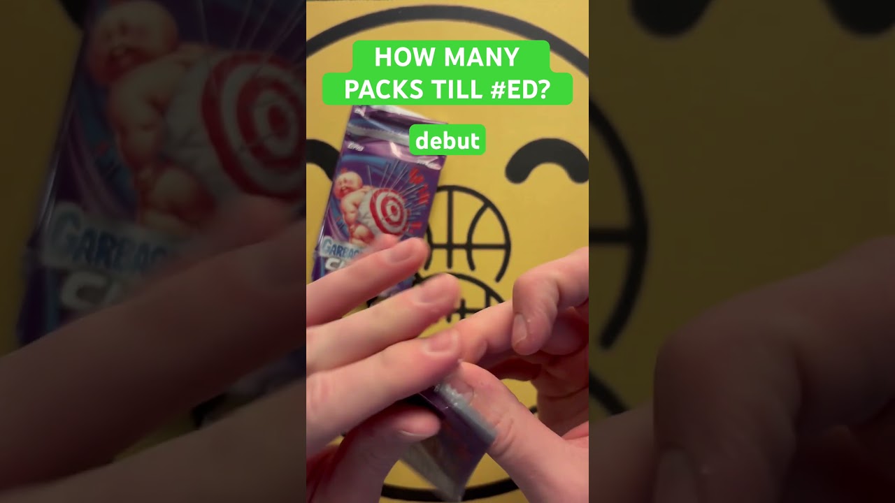 How Many Hobby Packs of 2025 Topps Chrome Garbage Pail Kids Does It Take to Hit a Numbered Card?!?