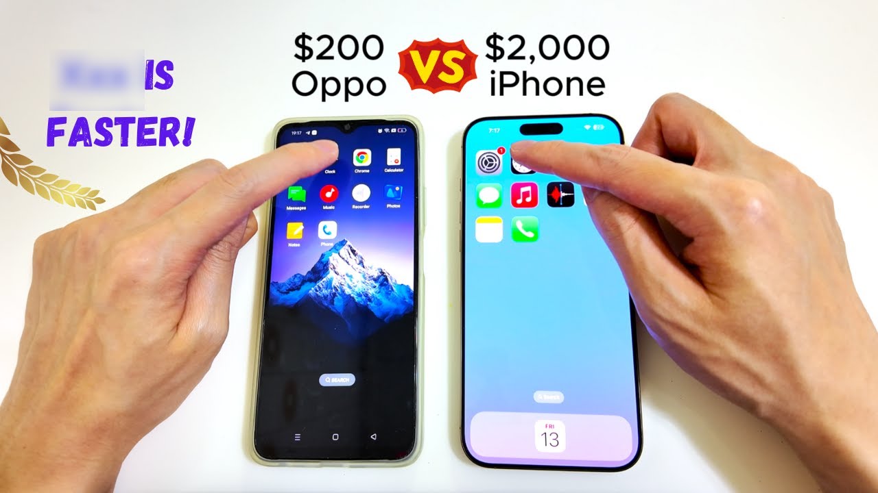 Can a $200 Budget Phone Beat the iPhone 16 Pro Max in a Speed Test ...