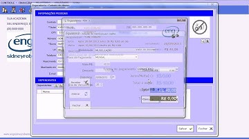 Cadastro de cliente com captura da digital