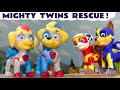 Paw Patrol Mighty Pups with Mighty Twins in a prank rescue in this Full Episode