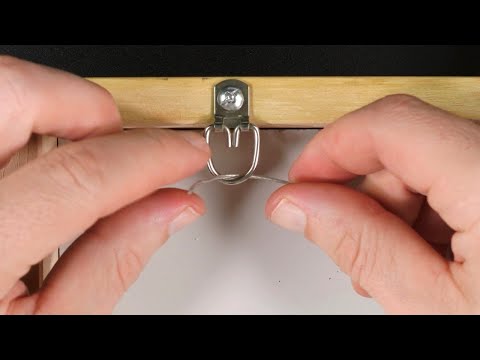 How to Tie Picture Hanging Wire and Tips for Hanging Paintings 