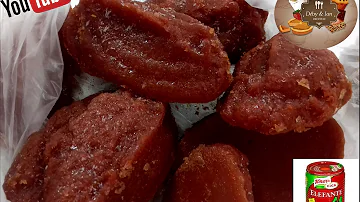 Pode congelar o extrato de tomate?