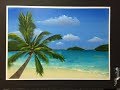 #153. How to paint an Hawaiian beach palm