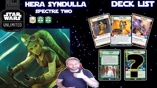 Hera Star Wars Unlimited Decklist: Unleashing the Power of the Rebellion! #starwarsunlimited