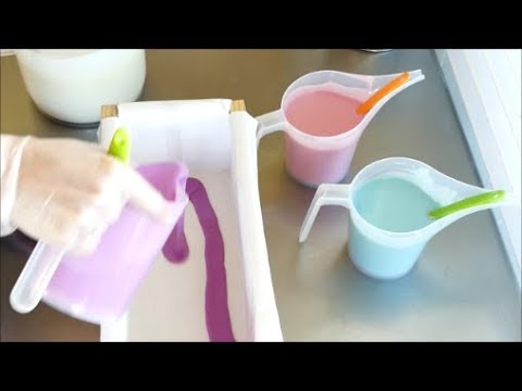 Making and Cutting Clean Breeze Type Cold Process Soap - YouTube