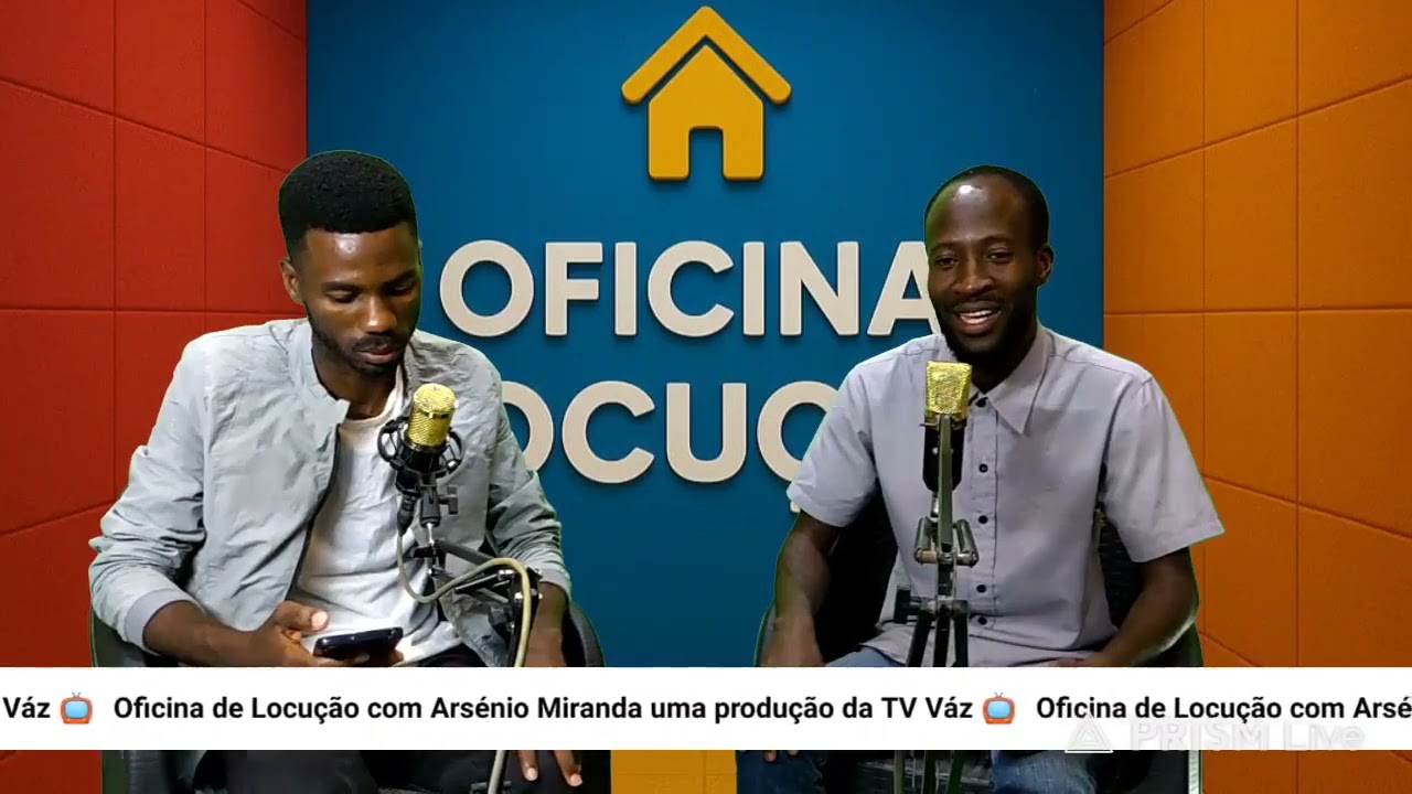 Oficina de Locução Com Tiago Váz - Convidado - Arsénio Miranda 