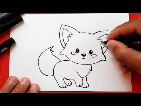como desenhar uma raposa  Raposas desenho, Guia de desenho, Coisas para  desenhar