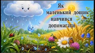 Аудіоказка українською / Як маленький дощик навчився допомагати / Казка на ніч
