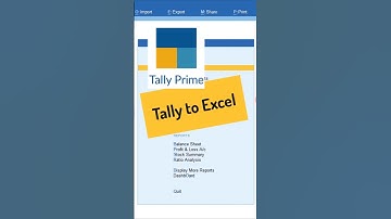 📤 How to Export from Tally to Excel in Seconds! ⚡