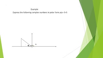 Modulus Argument Form(Complex Numbers)