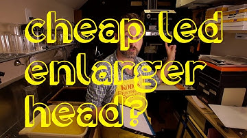 Inexpensive LED Enlarger Head: Neewer 660 LED Video Light