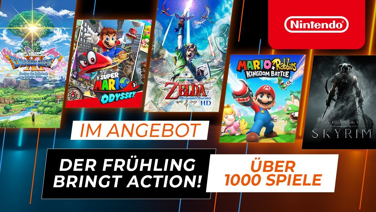 Der Frühling bringt Action! Über 1000 Spiele sind im Angebot! - YouTube