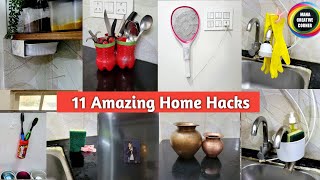 11 Clever Organization hacks for your Home | Easy Home maintenance tips and ideas | Organizers from