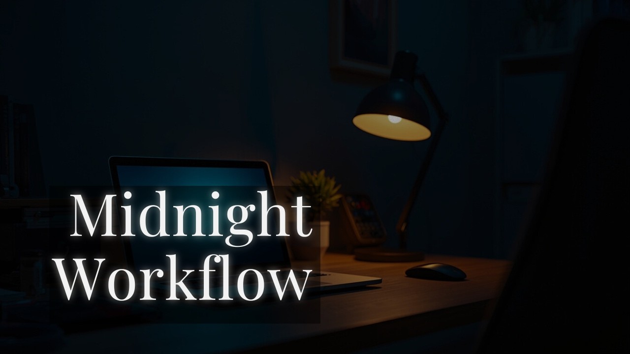 Midnight Workflow 💻 Calm Focus Lofi Jazz