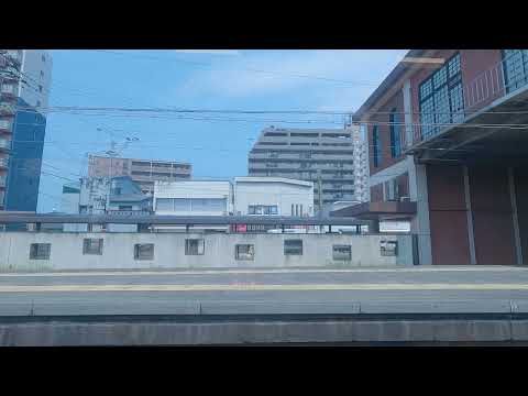 側面展望　鹿児島本線 古賀　停車中