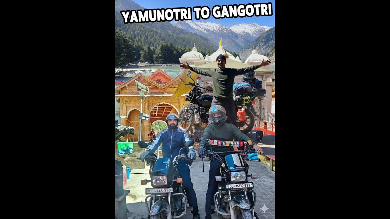 Yamunotri To Gangotri Bike Trip | Chardham Yatra on Splendor EP-2