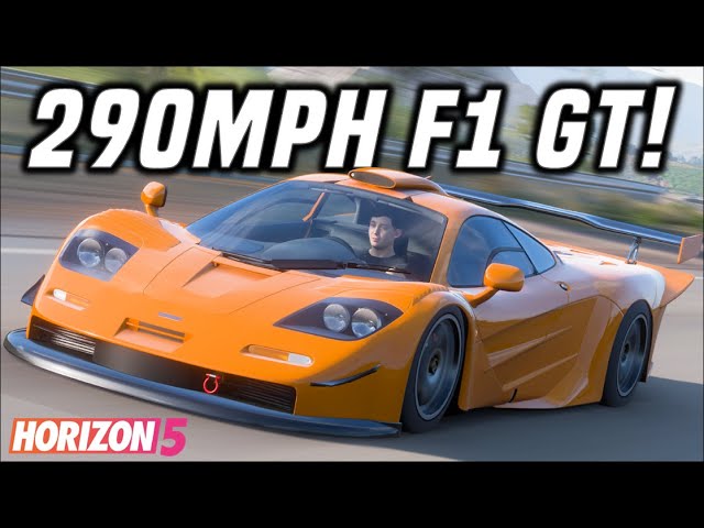 mindre charme Ti år FASTEST McLaren F1 GT Top Speed Tune - 290MPH/468KPH | Forza Horizon 5 -  YouTube