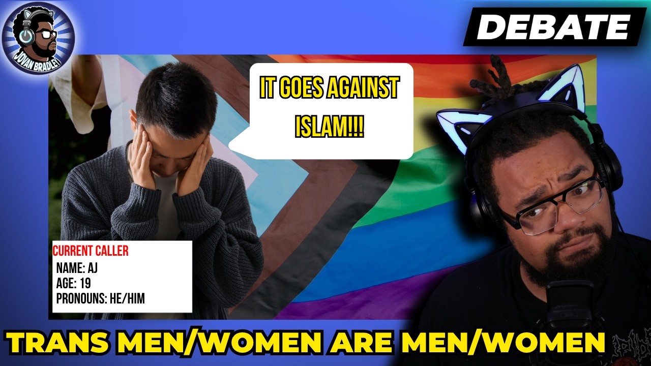 He uses RELIGION to defend his ANTI TRANS takes || JOVAN DEBATES