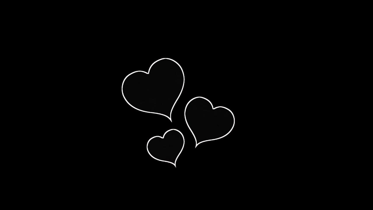 Heart 💓 visualiser Black Screen Effect / AjT Tech YouTube