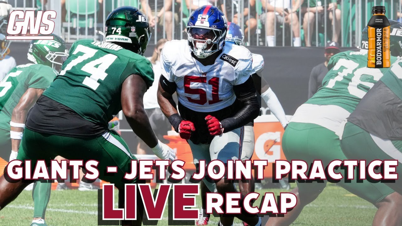 Giants-Jets Joint Practice #2 Recap Live Stream