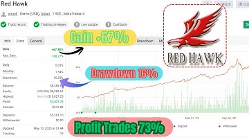 Red Hawk v3.8 MT4 EA |  Strategy Review on 9 Forex Pairs (M5 Timeframe)