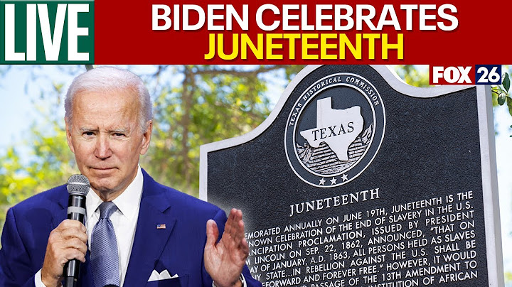 LIVE: Juneteenth 2025 - Joe Biden attends Galveston celebration | FOX 26 Houston