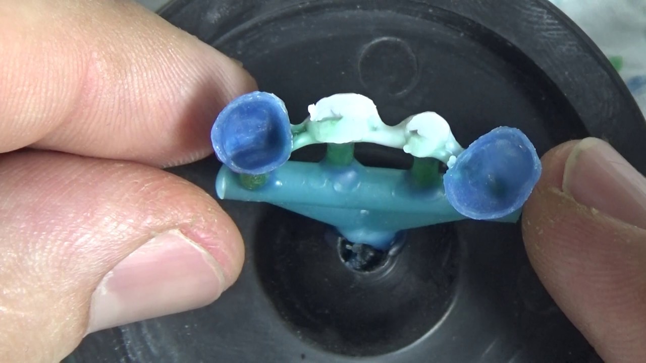 عمل sprue wax الجزء الثاني..part 2