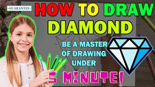 How To Draw Diamond Jewelry You Can Expert Drawing After Watching This Video