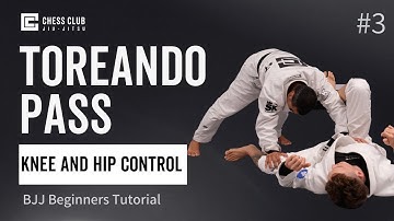 BJJ Beginners Tutorial - Basic Knee and Hip Toreando Pass