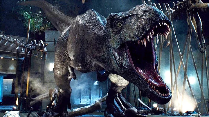 T-Rex vs Indominus Rex - Final Battle Scene - Jurassic World (2015) Movie Clip HD