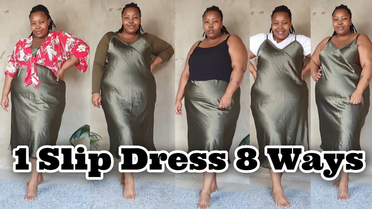 7-Ways to Style a Plus-Size Slip Dress for Mature Women