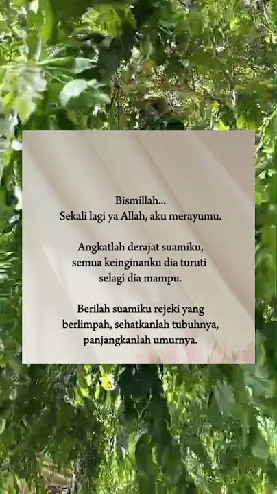 Do'a untuk suamiku#quotes#katabijakkehidupan#suamiistri#shortsvideo