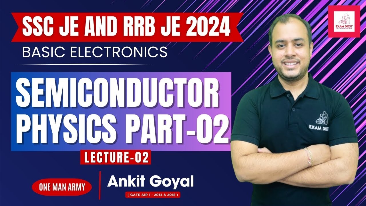 Lec-02| Semiconductor Physics Part-02 | Basic Electronics | SSC JE & RRB JE 2024 | Ankit Goyal