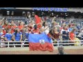 Haitian fans supporting the team