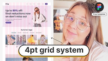 Using a 4pt grid system | Product Design (UX/UI) | Free Template