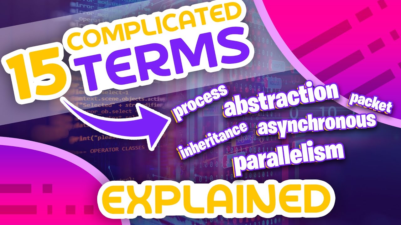 15 Complicated Programming Terms You NEED To Know! - YouTube