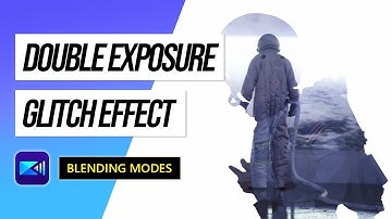 How to Create Double Exposure Video with Blending and Glitch Effect | PowerDirector App Tutorial