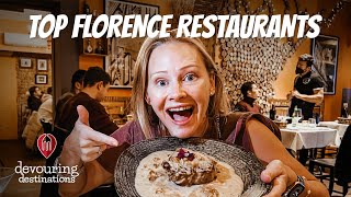 Best Restaurants in Florence Italy in 2022 -  Travel Addict Food Tour   Italy Vlog 2022