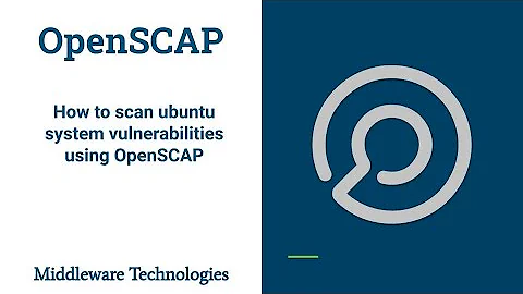 How to scan ubuntu system vulnerabilities using OpenSCAP