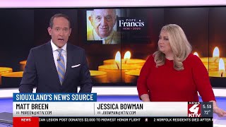 Local reactions to Pope death