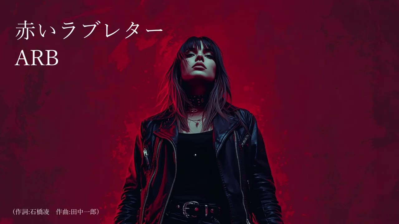 ARBの名曲「赤いラブレター」（AIによるハードロックカバー）蘇る名曲