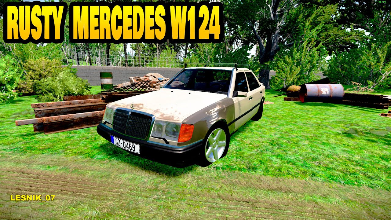 BOUGHT A RUSTY AND ROTTEN MERCEDES W124- BeamNG.Drive - YouTube