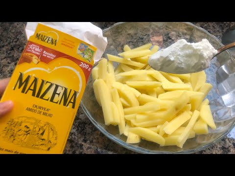 Vídeo: Batatas Crocantes Na Semolina