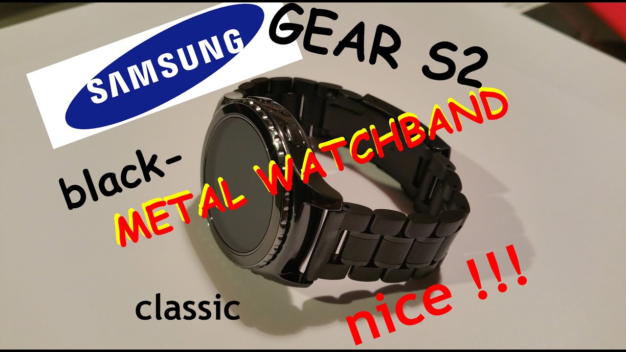 SAMSUNG gear S2 classic, with black 
