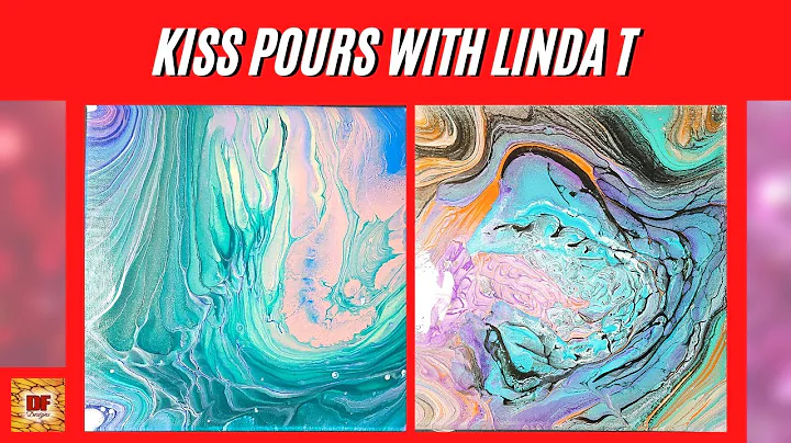 Our First Kiss Pours | Painting With Linda T | Acr...
