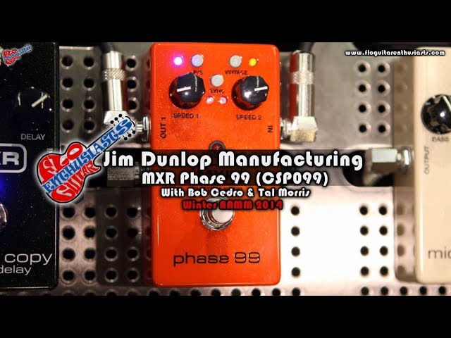 NAMM 2014: MXR Phase 99 demo with Bob Cedro and Tal Morris From